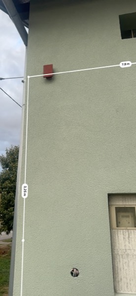 Mjerenje: 3,25 m visina sidra
